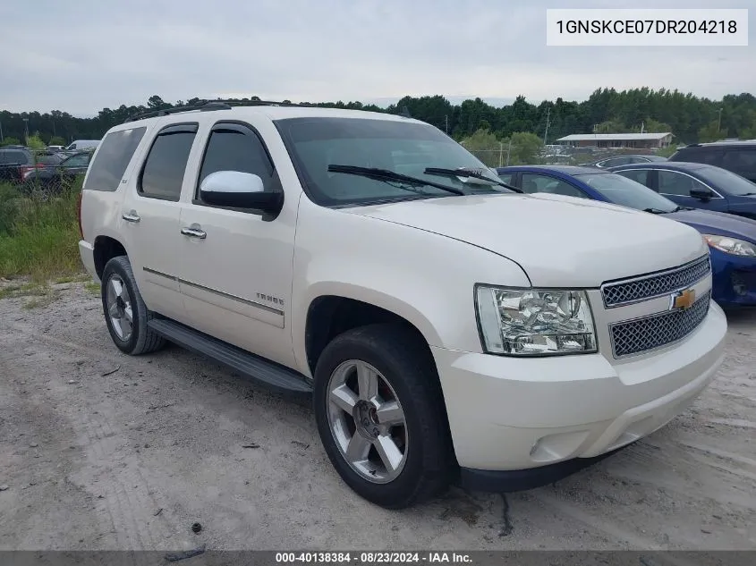 1GNSKCE07DR204218 2013 Chevrolet Tahoe Ltz