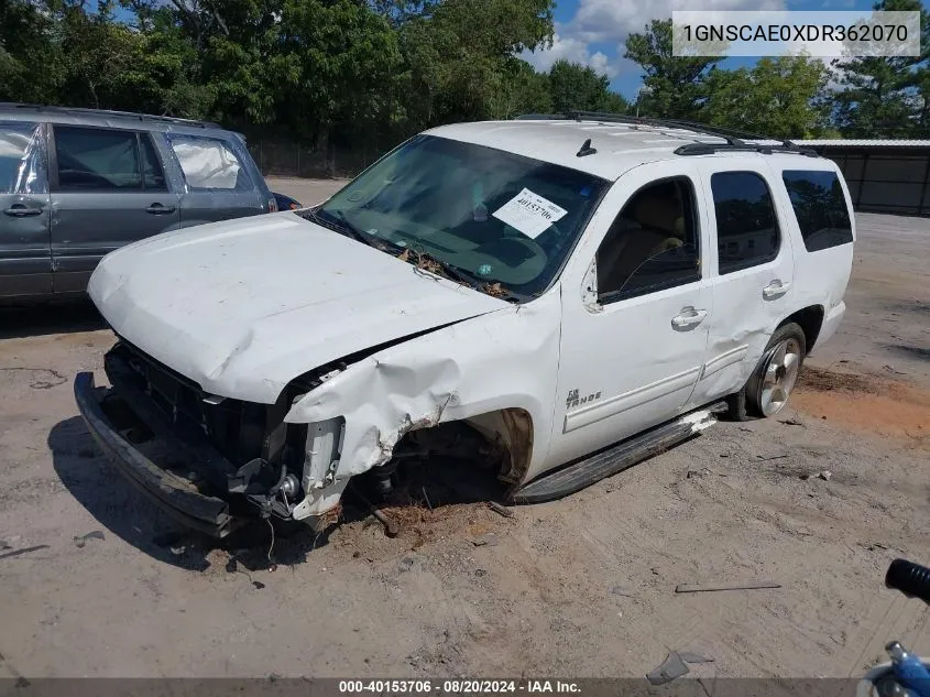 1GNSCAE0XDR362070 2013 Chevrolet Tahoe Ls