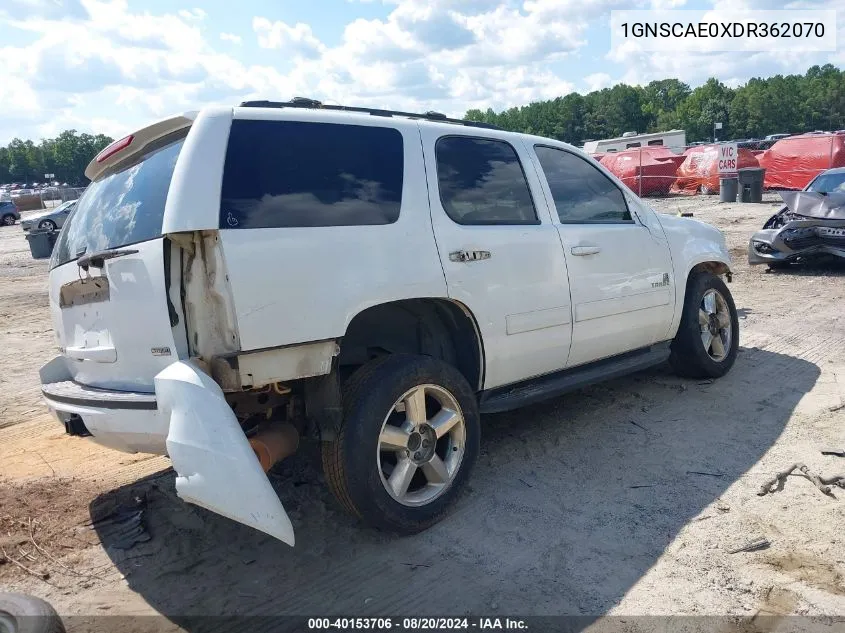 2013 Chevrolet Tahoe Ls VIN: 1GNSCAE0XDR362070 Lot: 40153706