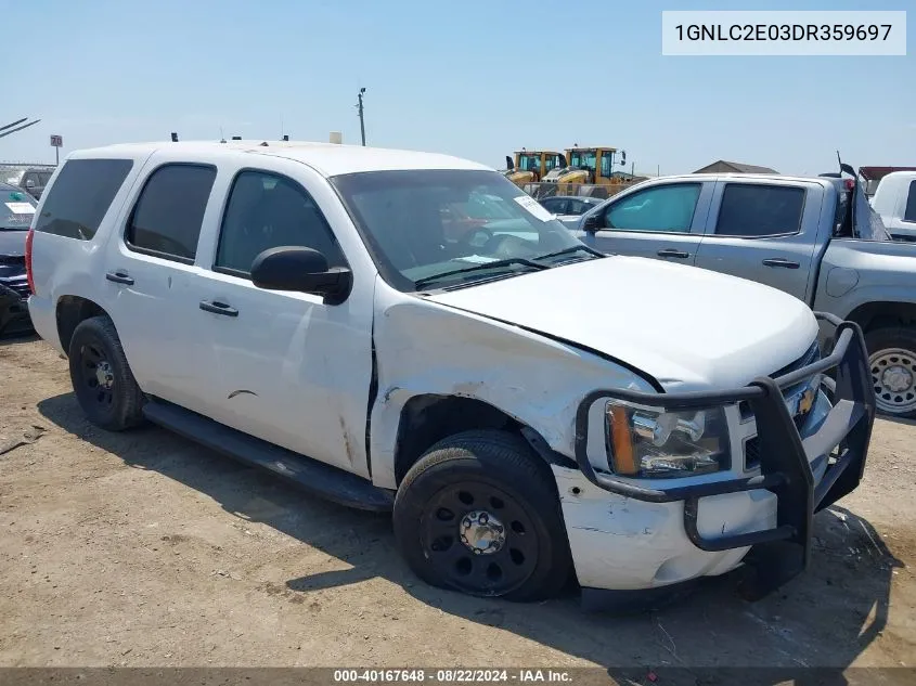 1GNLC2E03DR359697 2013 Chevrolet Tahoe Commercial Fleet