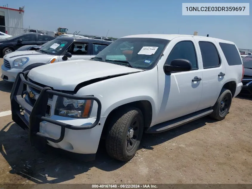 1GNLC2E03DR359697 2013 Chevrolet Tahoe Commercial Fleet