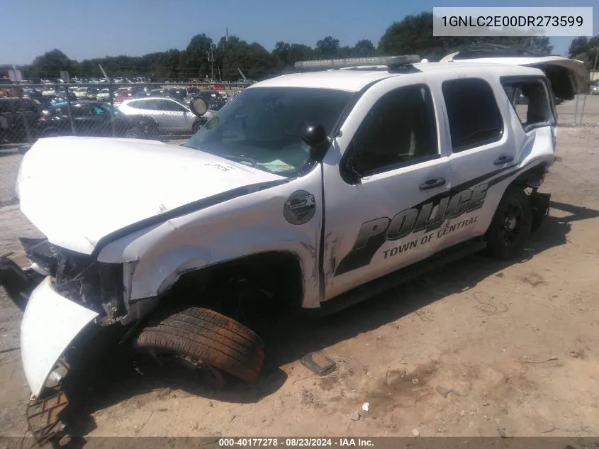 1GNLC2E00DR273599 2013 Chevrolet Tahoe Commercial Fleet