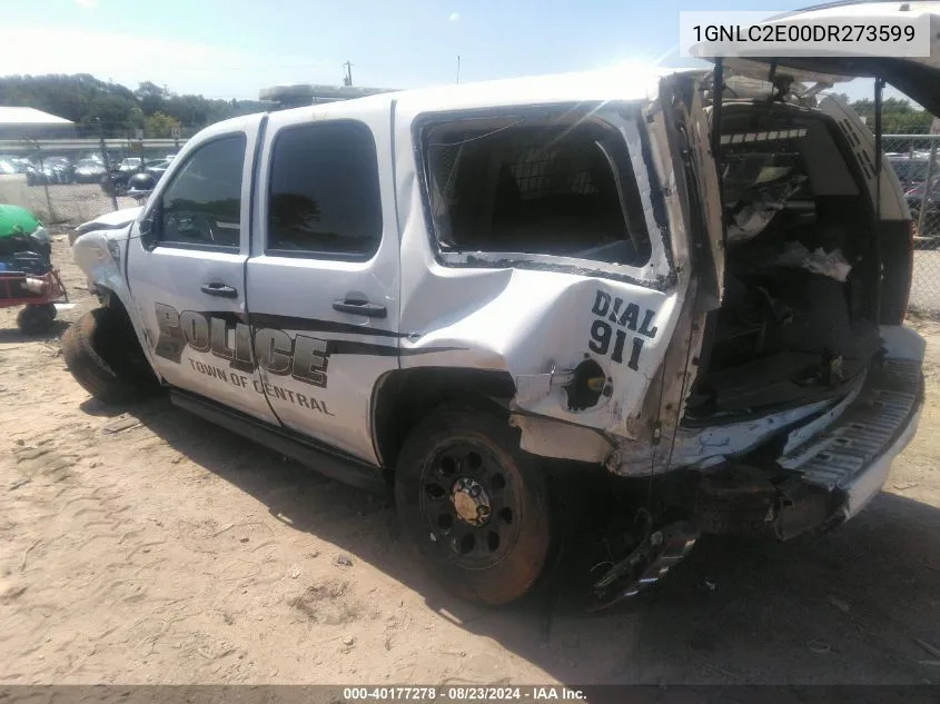 1GNLC2E00DR273599 2013 Chevrolet Tahoe Commercial Fleet