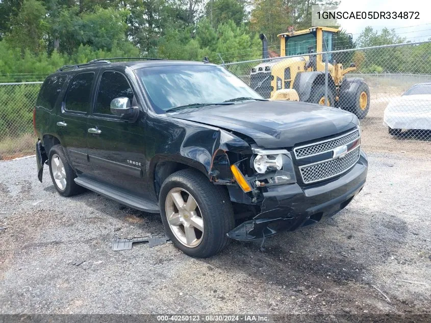 1GNSCAE05DR334872 2013 Chevrolet Tahoe Ls