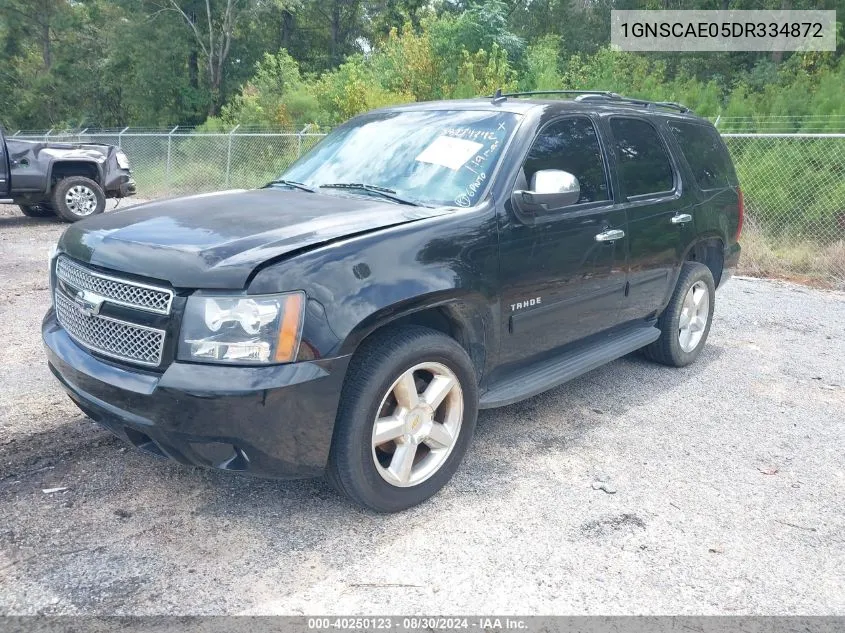 1GNSCAE05DR334872 2013 Chevrolet Tahoe Ls