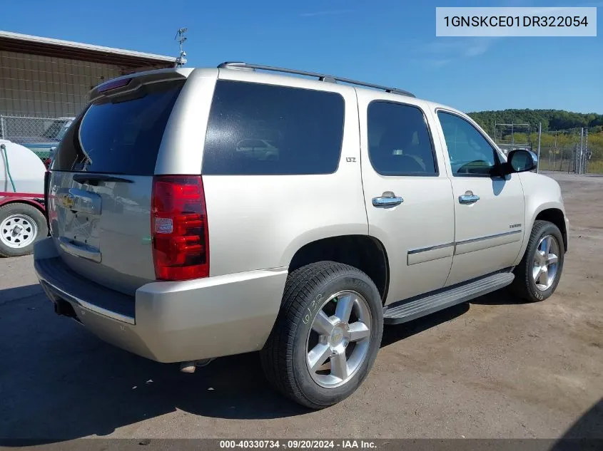 1GNSKCE01DR322054 2013 Chevrolet Tahoe Ltz