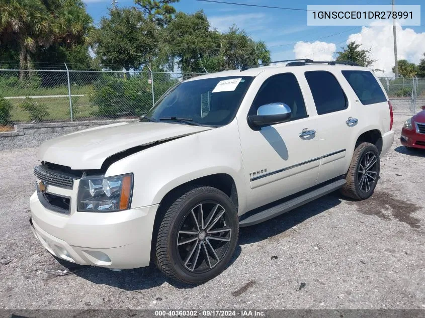 1GNSCCE01DR278991 2013 Chevrolet Tahoe Ltz