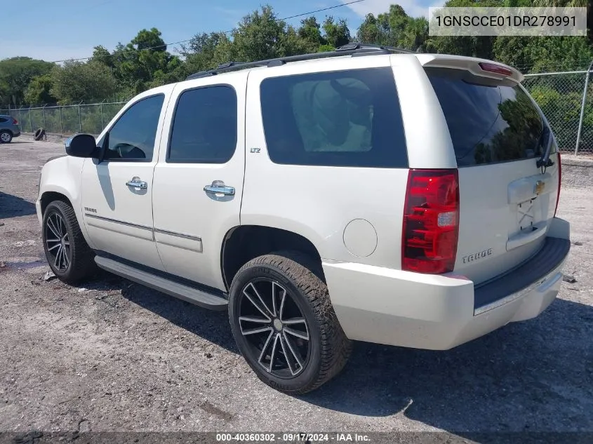 1GNSCCE01DR278991 2013 Chevrolet Tahoe Ltz