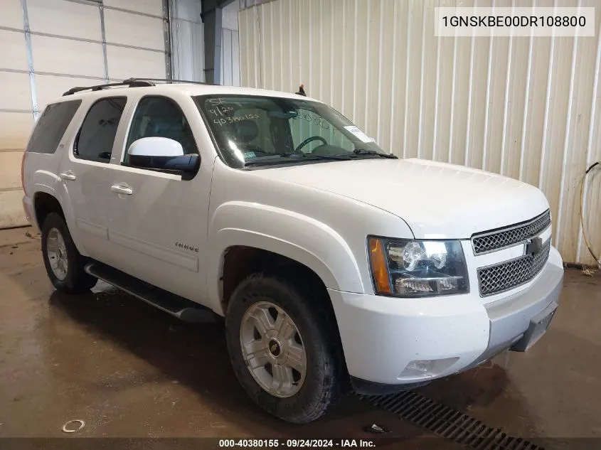 2013 Chevrolet Tahoe Lt VIN: 1GNSKBE00DR108800 Lot: 40380155