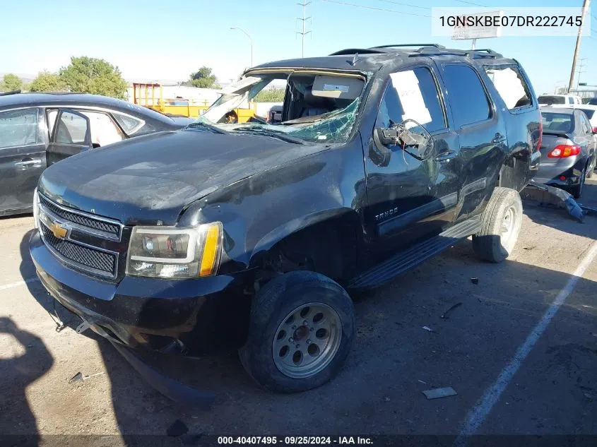 1GNSKBE07DR222745 2013 Chevrolet Tahoe K1500 Lt