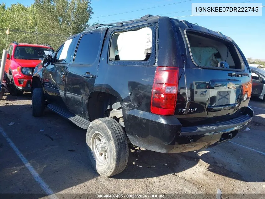 1GNSKBE07DR222745 2013 Chevrolet Tahoe K1500 Lt