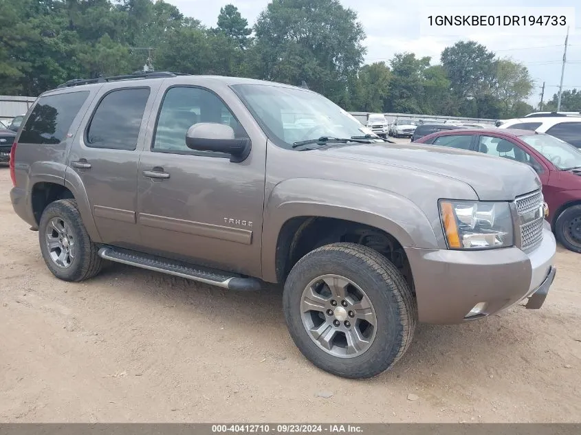 1GNSKBE01DR194733 2013 Chevrolet Tahoe Lt