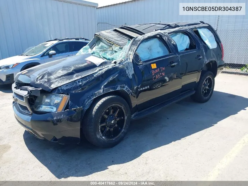 2013 Chevrolet Tahoe C1500 Lt VIN: 1GNSCBE05DR304387 Lot: 40417662