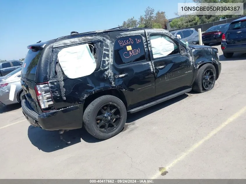 2013 Chevrolet Tahoe C1500 Lt VIN: 1GNSCBE05DR304387 Lot: 40417662