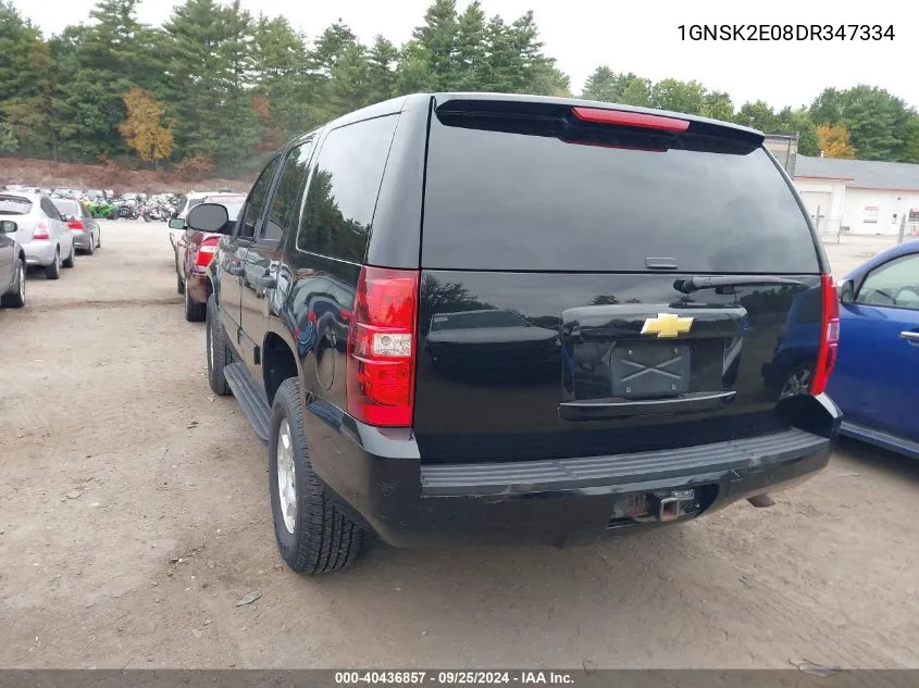 1GNSK2E08DR347334 2013 Chevrolet Tahoe Commercial Fleet