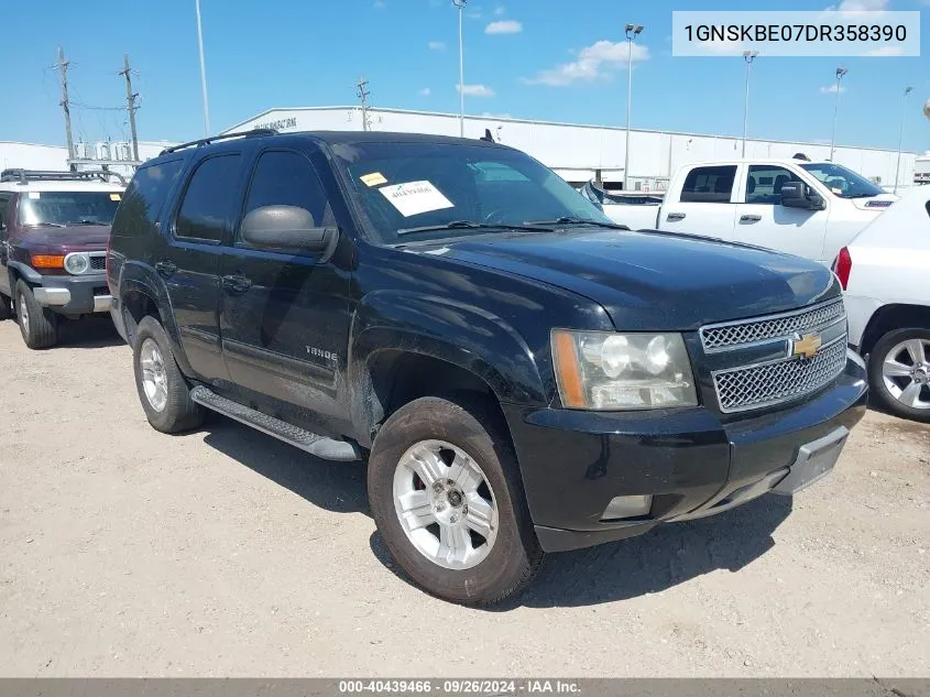 2013 Chevrolet Tahoe Lt VIN: 1GNSKBE07DR358390 Lot: 40439466