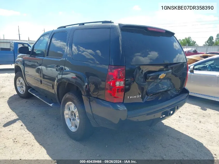 2013 Chevrolet Tahoe Lt VIN: 1GNSKBE07DR358390 Lot: 40439466