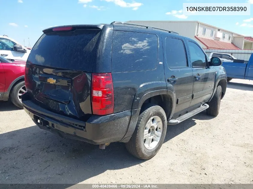 1GNSKBE07DR358390 2013 Chevrolet Tahoe Lt