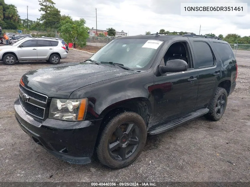 2013 Chevrolet Tahoe Lt VIN: 1GNSCBE06DR351461 Lot: 40440356