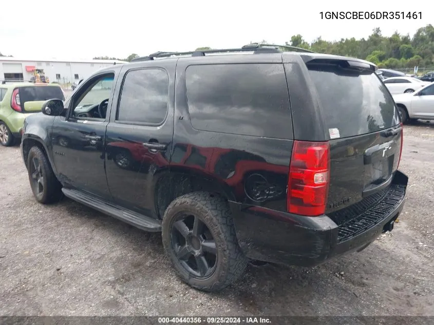 2013 Chevrolet Tahoe Lt VIN: 1GNSCBE06DR351461 Lot: 40440356