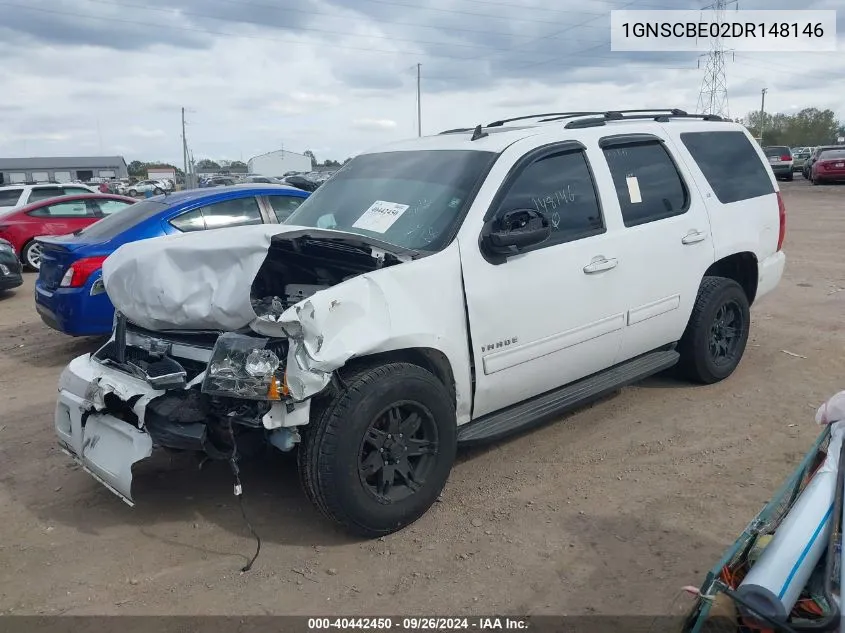 1GNSCBE02DR148146 2013 Chevrolet Tahoe Lt