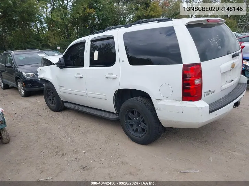 1GNSCBE02DR148146 2013 Chevrolet Tahoe Lt