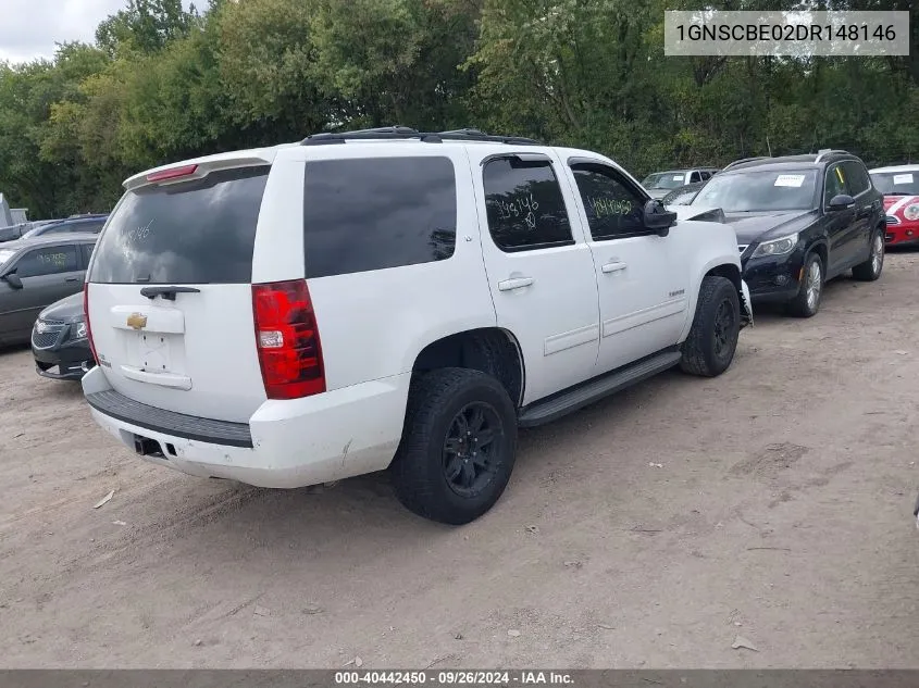 1GNSCBE02DR148146 2013 Chevrolet Tahoe Lt