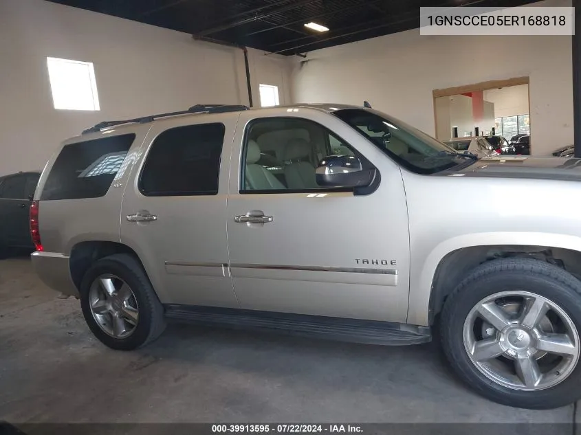 2014 Chevrolet Tahoe Ltz VIN: 1GNSCCE05ER168818 Lot: 39913595