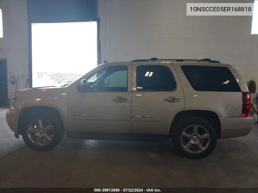 1GNSCCE05ER168818 2014 Chevrolet Tahoe Ltz