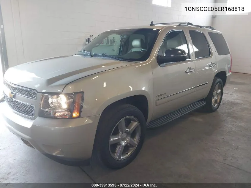 1GNSCCE05ER168818 2014 Chevrolet Tahoe Ltz