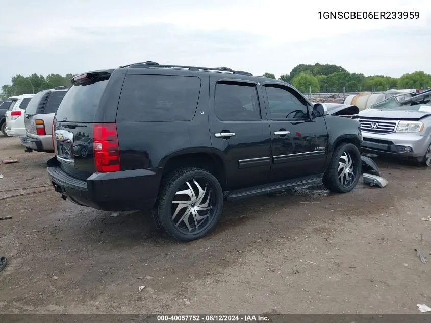 1GNSCBE06ER233959 2014 Chevrolet Tahoe Lt