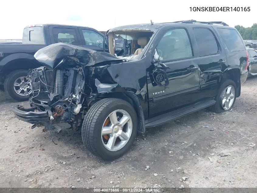 1GNSKBE04ER140165 2014 Chevrolet Tahoe Lt