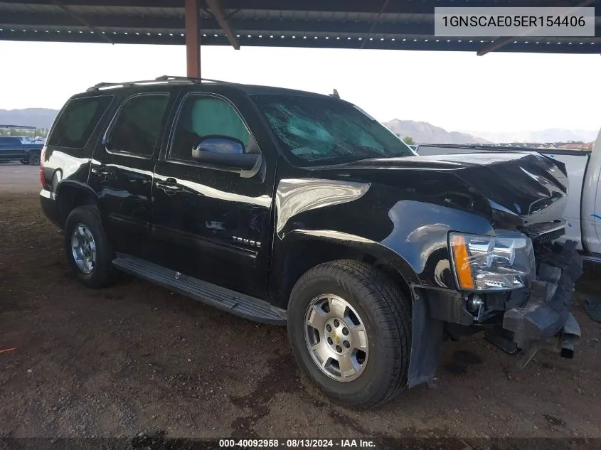 2014 Chevrolet Tahoe C1500 Ls VIN: 1GNSCAE05ER154406 Lot: 40092958