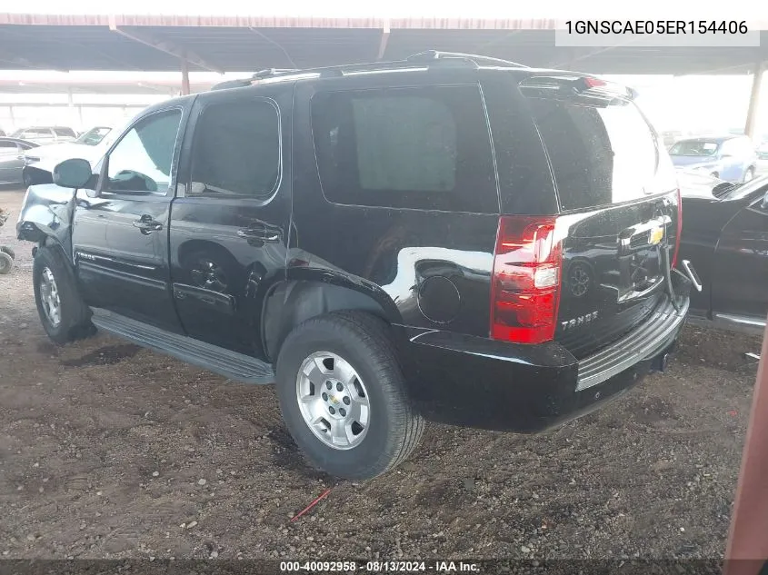 1GNSCAE05ER154406 2014 Chevrolet Tahoe C1500 Ls