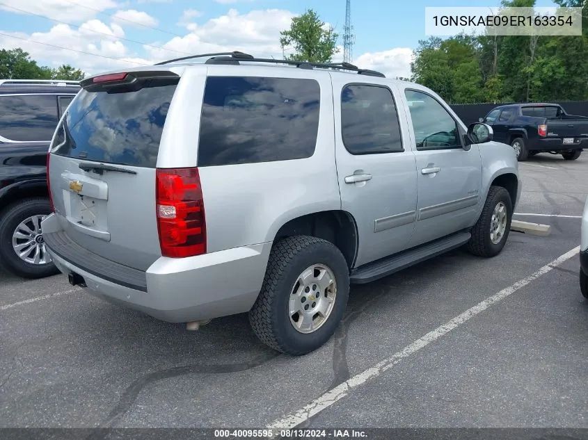 2014 Chevrolet Tahoe K1500 Ls VIN: 1GNSKAE09ER163354 Lot: 40095595