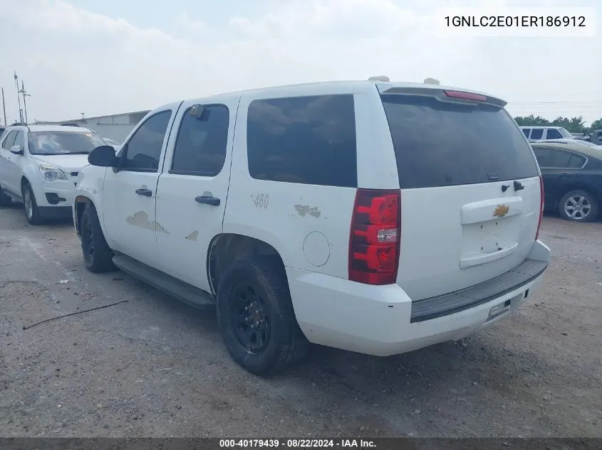 2014 Chevrolet Tahoe Commercial Fleet VIN: 1GNLC2E01ER186912 Lot: 40179439