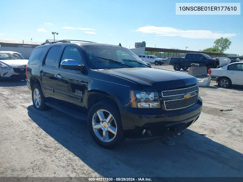 2014 Chevrolet Tahoe Lt VIN: 1GNSCBE01ER177610 Lot: 40217930