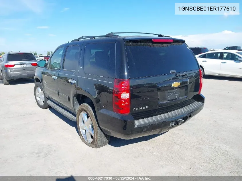 2014 Chevrolet Tahoe Lt VIN: 1GNSCBE01ER177610 Lot: 40217930