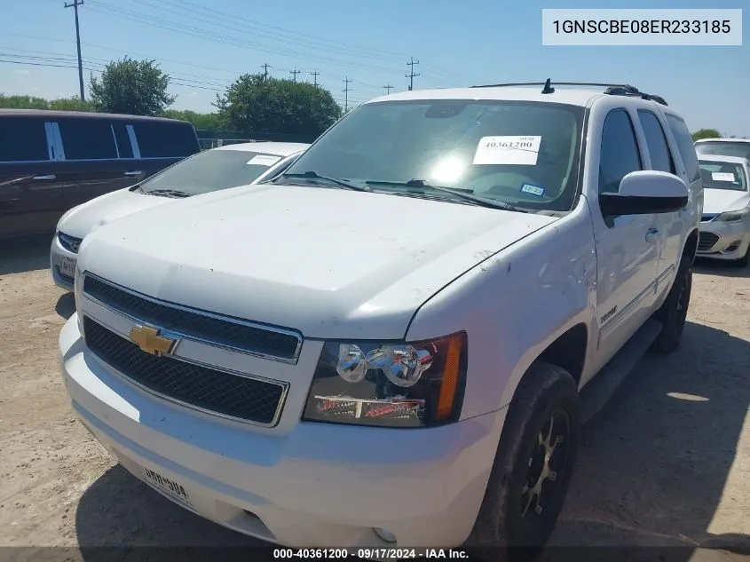 2014 Chevrolet Tahoe Lt VIN: 1GNSCBE08ER233185 Lot: 40361200