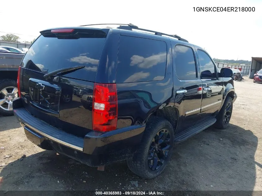 1GNSKCE04ER218000 2014 Chevrolet Tahoe Ltz