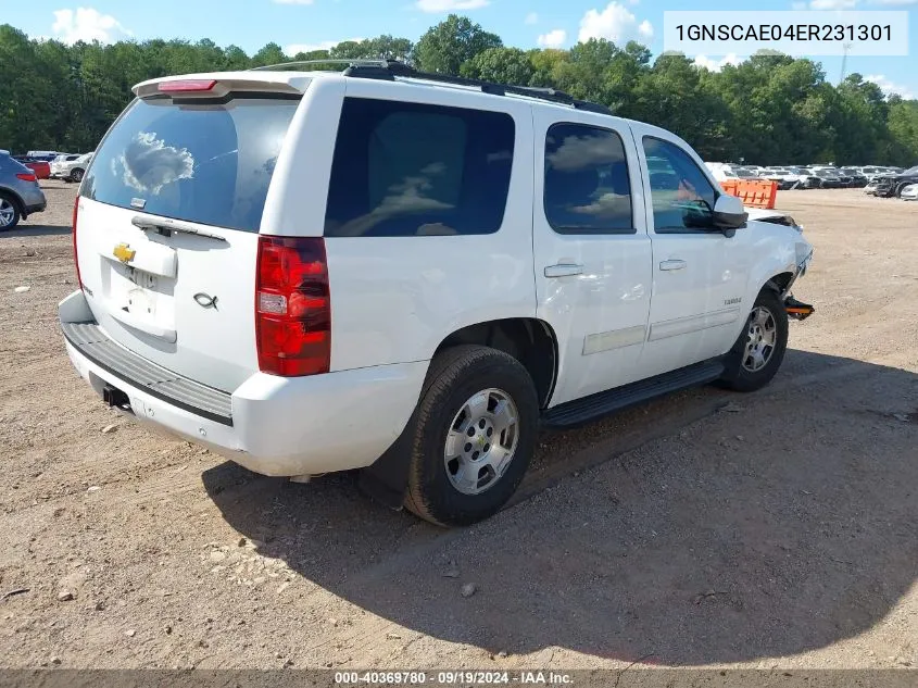 2014 Chevrolet Tahoe Ls VIN: 1GNSCAE04ER231301 Lot: 40369780