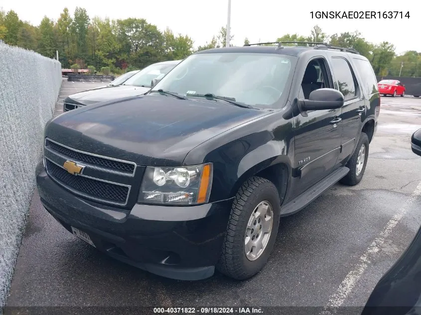 2014 Chevrolet Tahoe Ls VIN: 1GNSKAE02ER163714 Lot: 40371822