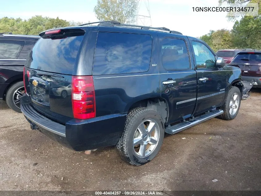 1GNSKCE00ER134577 2014 Chevrolet Tahoe Ltz