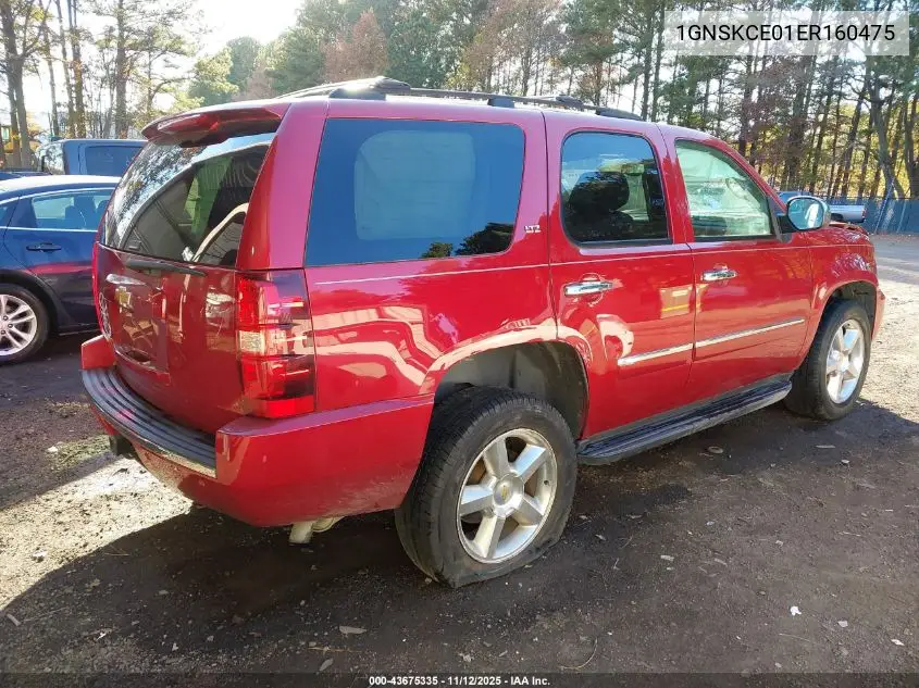 1GNSKCE01ER160475 2014 Chevrolet Tahoe Ltz