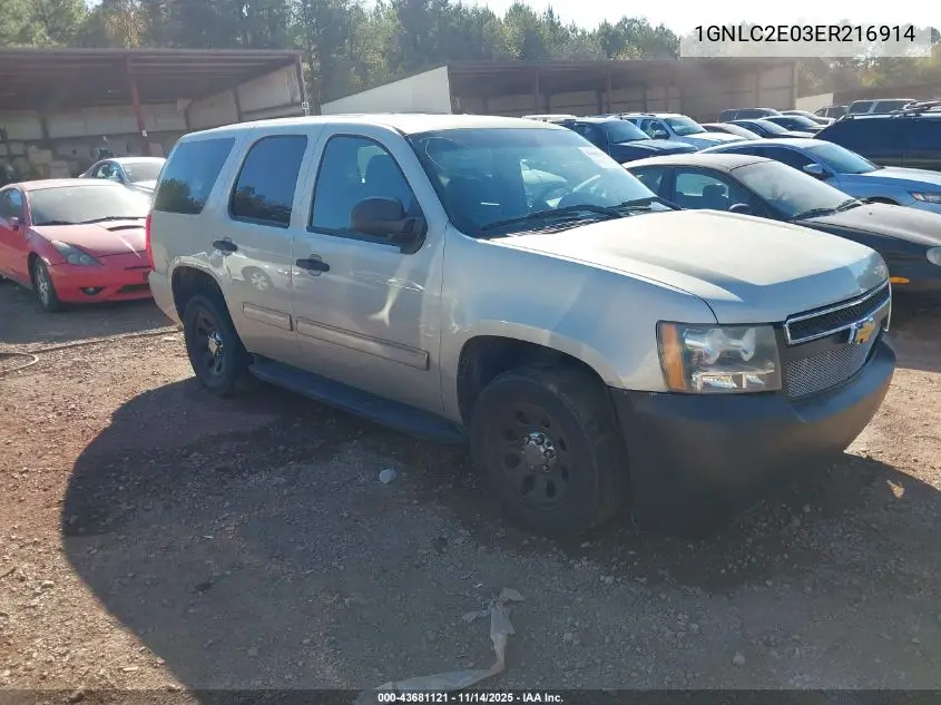 1GNLC2E03ER216914 2014 Chevrolet Tahoe Commercial Fleet