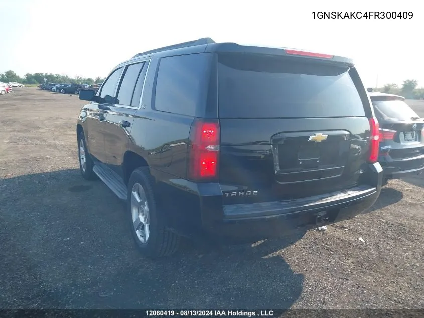 1GNSKAKC4FR300409 2015 Chevrolet Tahoe