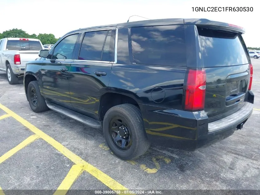 2015 Chevrolet Tahoe Commercial Fleet VIN: 1GNLC2EC1FR630530 Lot: 39805758