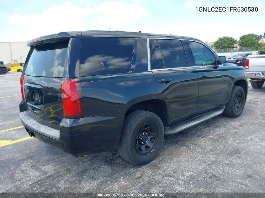 2015 Chevrolet Tahoe Commercial Fleet VIN: 1GNLC2EC1FR630530 Lot: 39805758