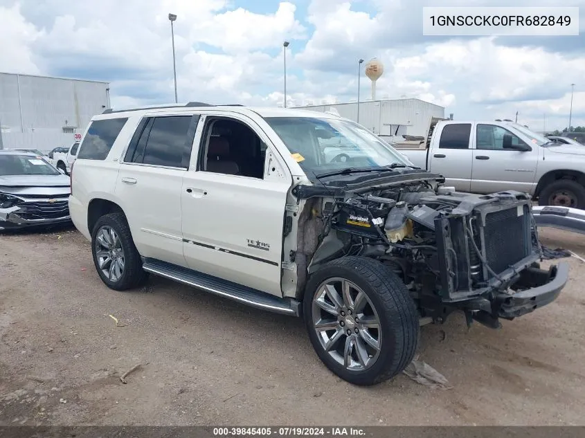 2015 Chevrolet Tahoe Ltz VIN: 1GNSCCKC0FR682849 Lot: 39845405