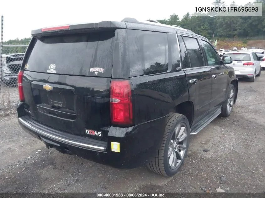 1GNSKCKC1FR695693 2015 Chevrolet Tahoe K1500 Ltz